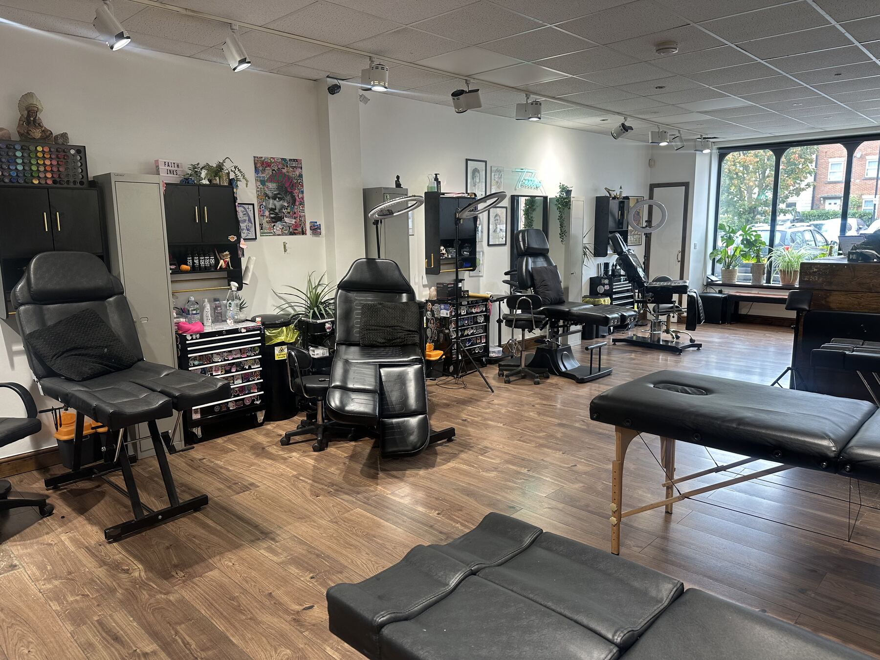 S-Line Studios tattoo studio interior, Old Town, Swindon
